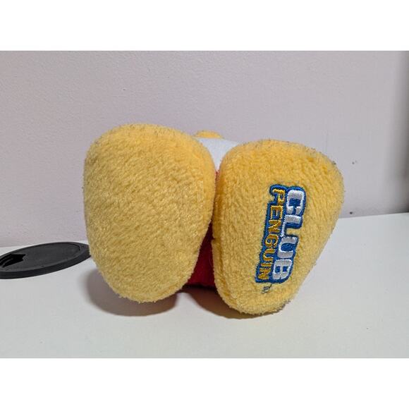 Disney Club Penguin Bee Red Plush Stuffed Animal Toy 8” - Picture 8 of 9
